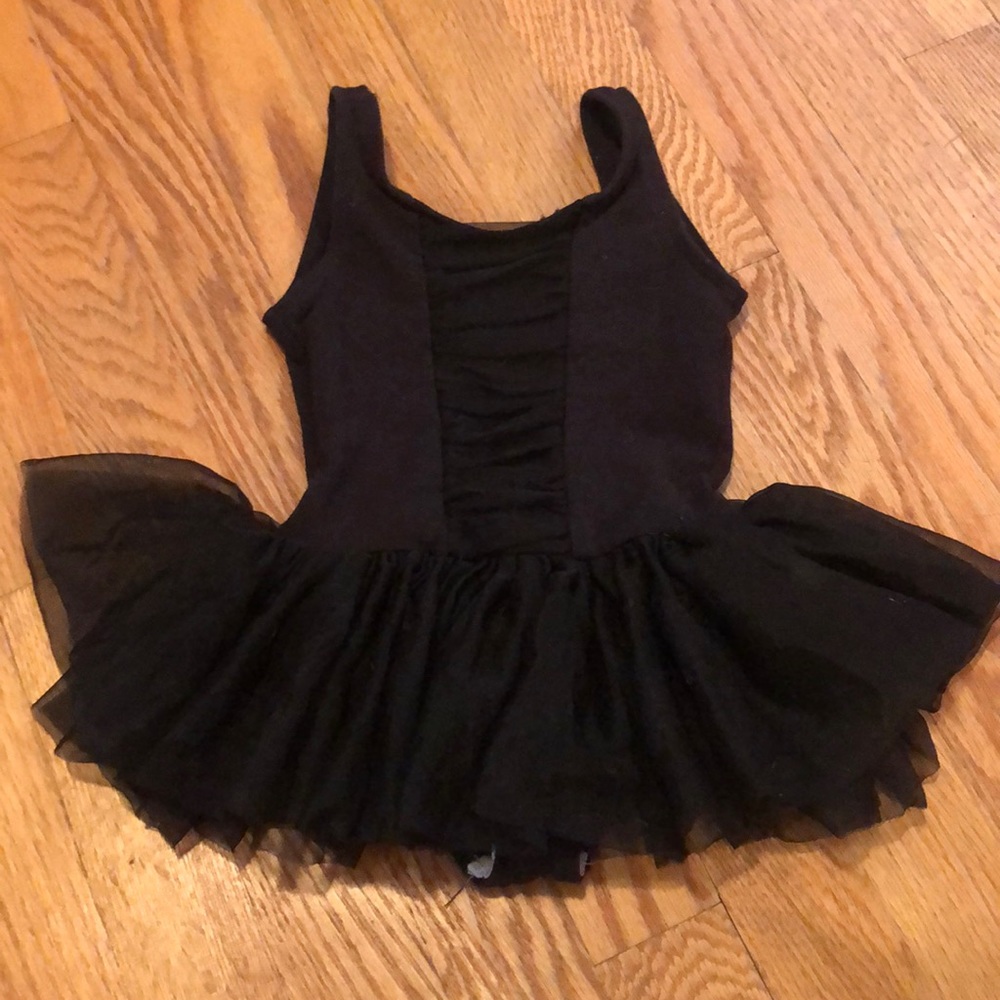Leotard with attached tutu